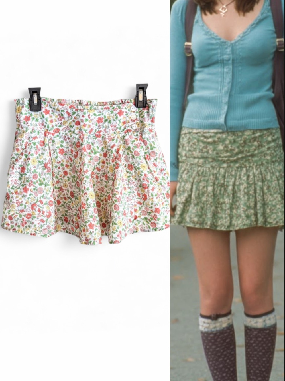 American Eagle Floral Skirt